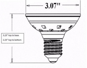 Pool Tone® 16 Color LED Bulb for Small Spa Size 12 or 120 Volts Home & Garden > Lighting > Light Bulbs Hayward 